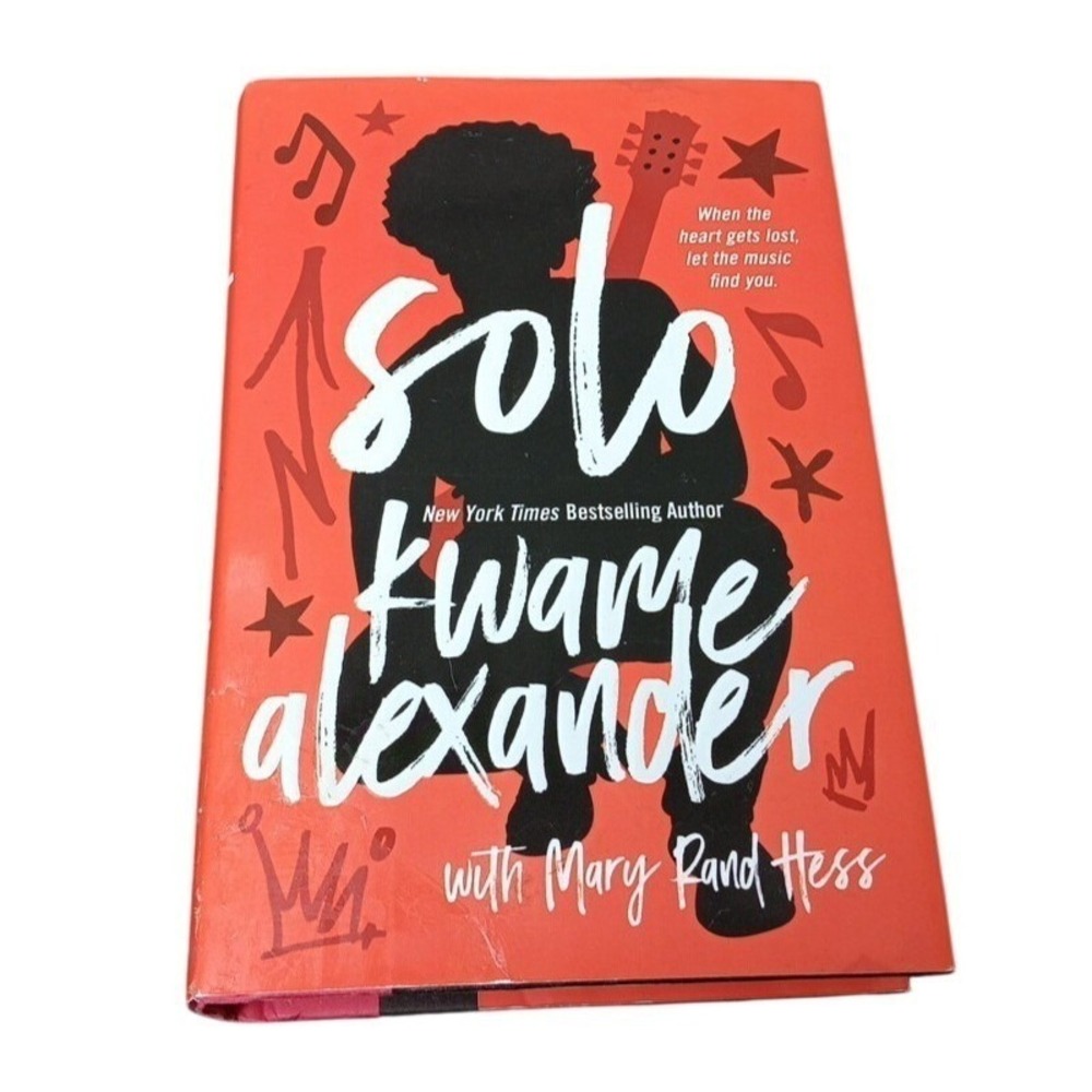 Solo Kwame Alexander Signed Hardcover Book Mary‎ Rand Hess YA Novel in Verse
